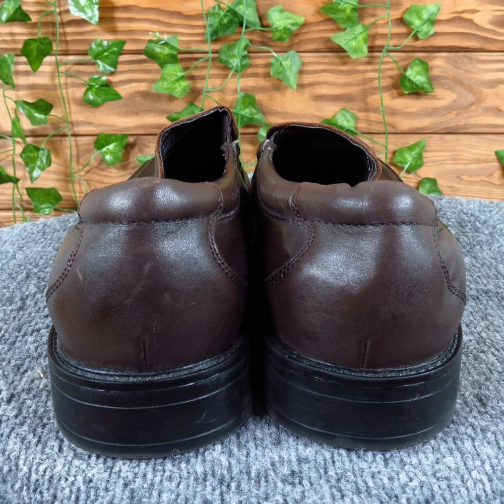 Dockers 90-27227 Mens Slip On Dress Shoes Size 12M Business Formal Brown Leather